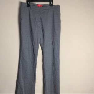 NWT Lavia Wool Straight Leg Gray Trousers Size 48